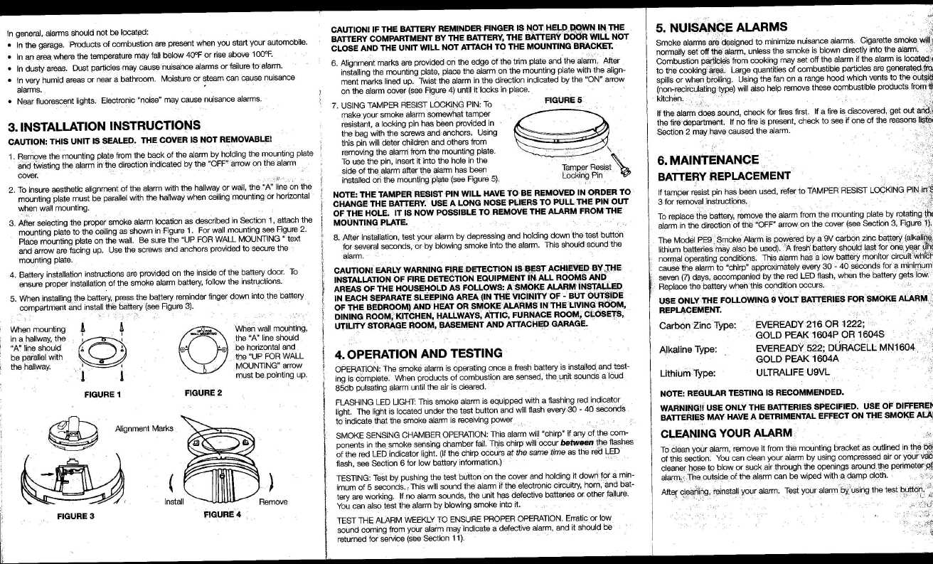 Fyrnetics Lifesaver Smoke Alarm Model 1235 User Manual - omgnew